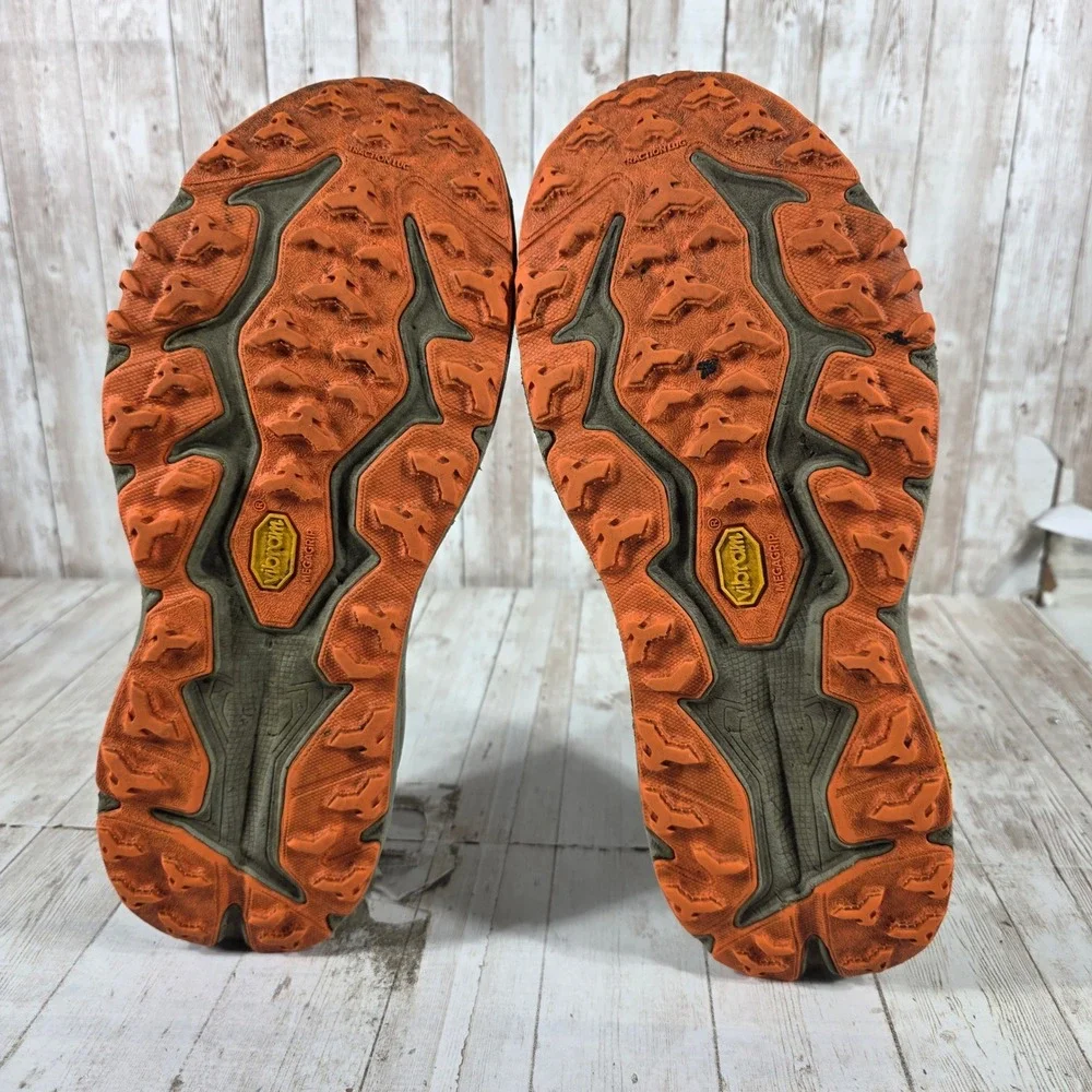 Hoka Speedgoat 6 Mens 11.5 Trail Running Shoes Army Olive Leopard 1147791-AOL